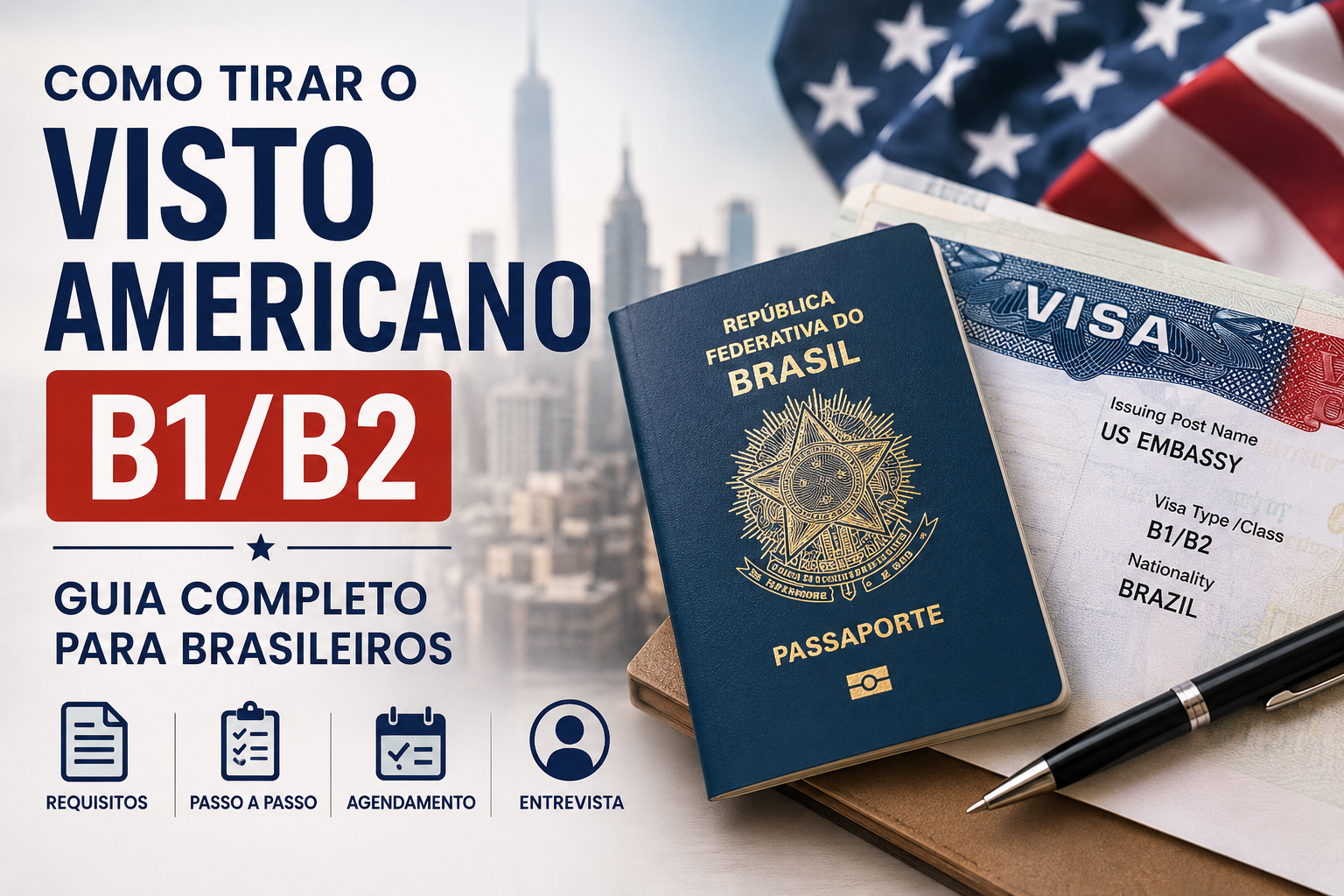 Como Tirar o Visto Americano B1/B2: Guia Completo para Brasileiros