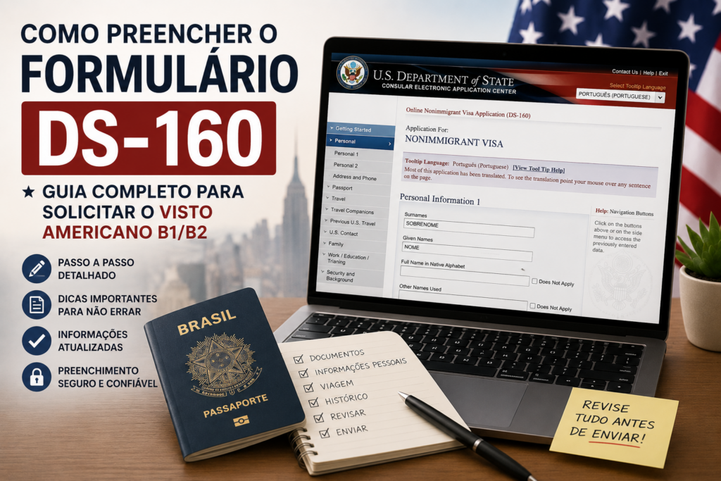 Como preencher o formulário ds-160 rovisa